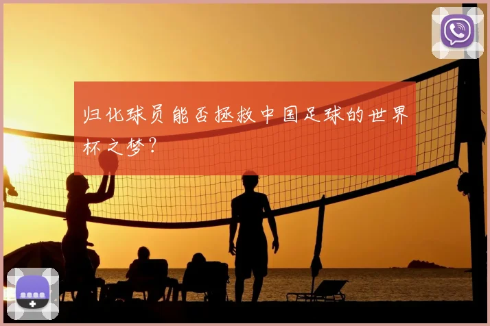 归化球员能否拯救中国足球的世界杯之梦?